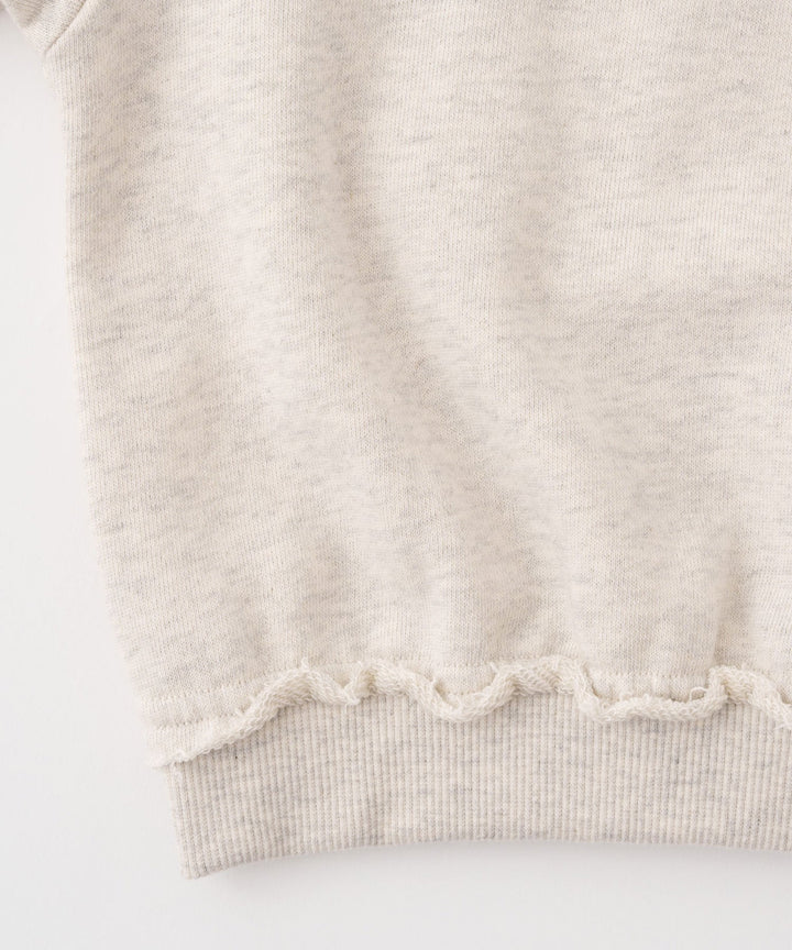 Raw-Cut Hem Sweatshirt