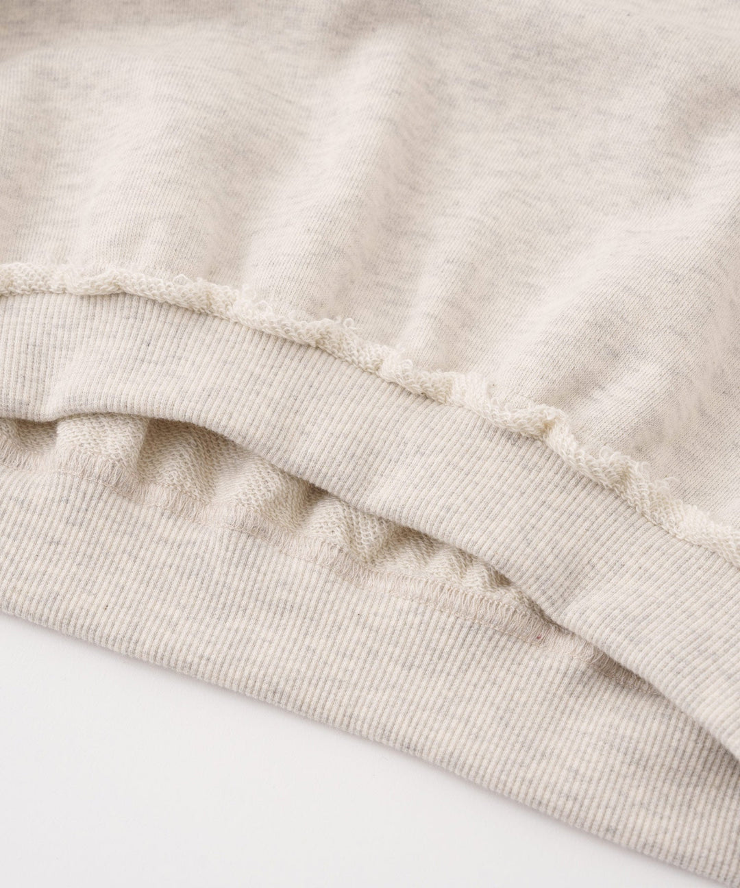 Raw-Cut Hem Sweatshirt