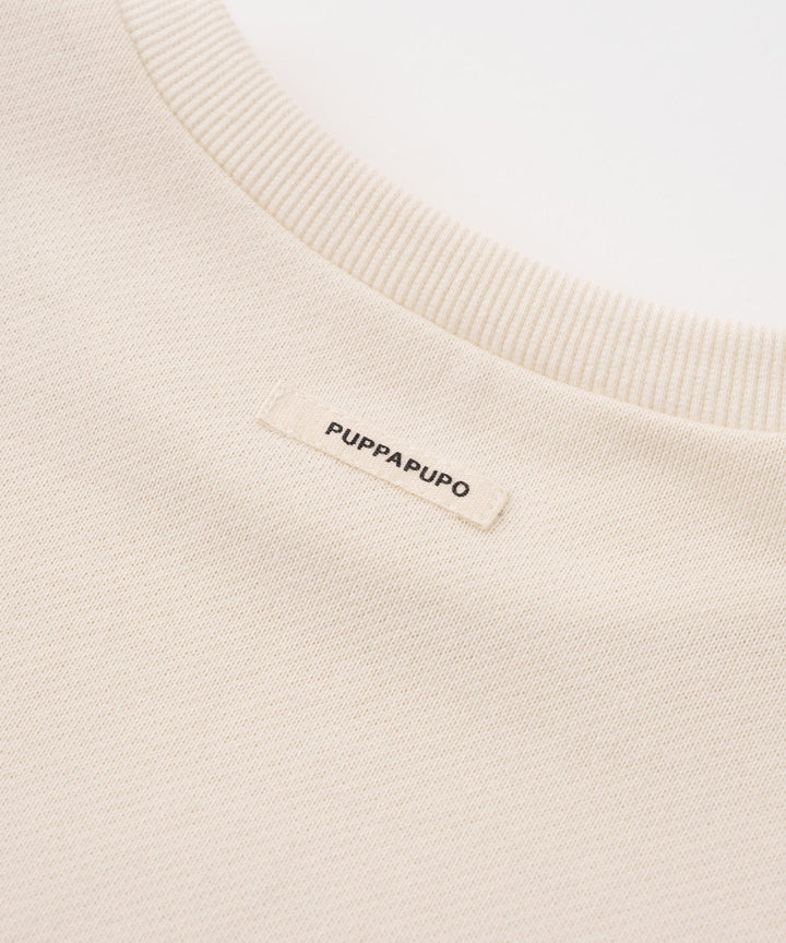 Sheer Puff Sleeve Sweatshirt