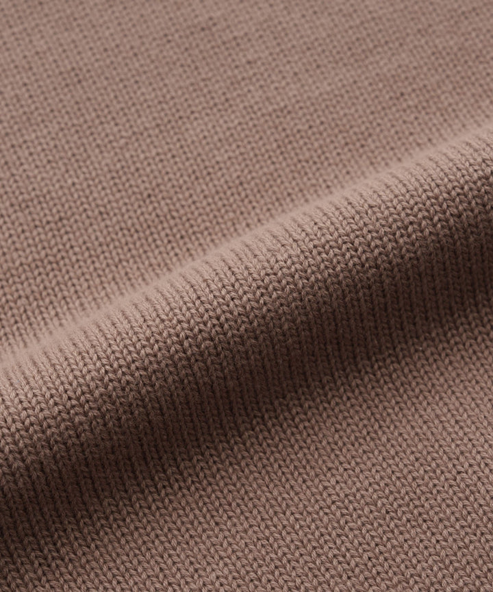 Contrast Trim Round Neck Knit Sweater