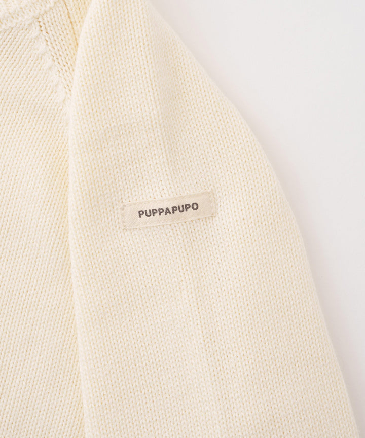 Contrast Trim Round Neck Knit Sweater