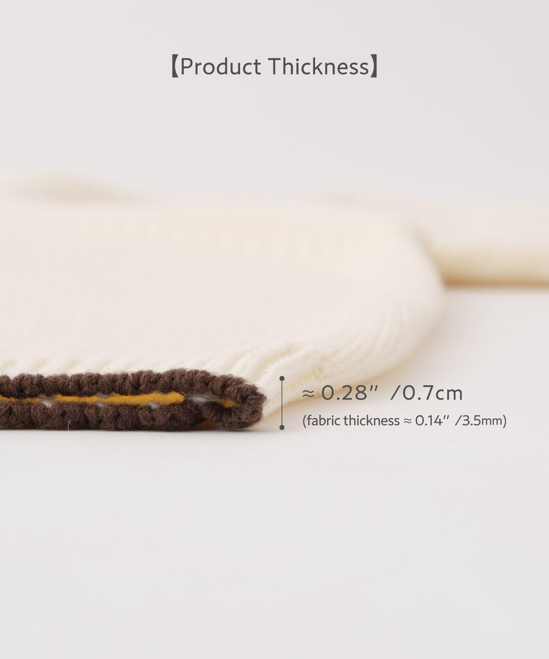 Contrast Trim Round Neck Knit Sweater