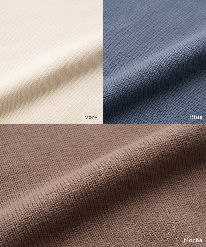 Contrast Trim Round Neck Knit Sweater