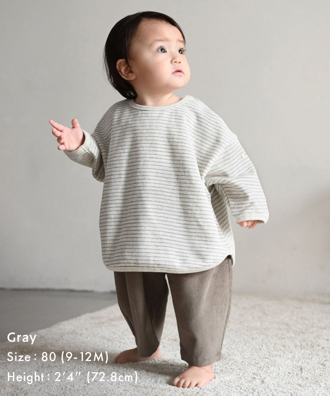 Bound-Hem Sweatshirt