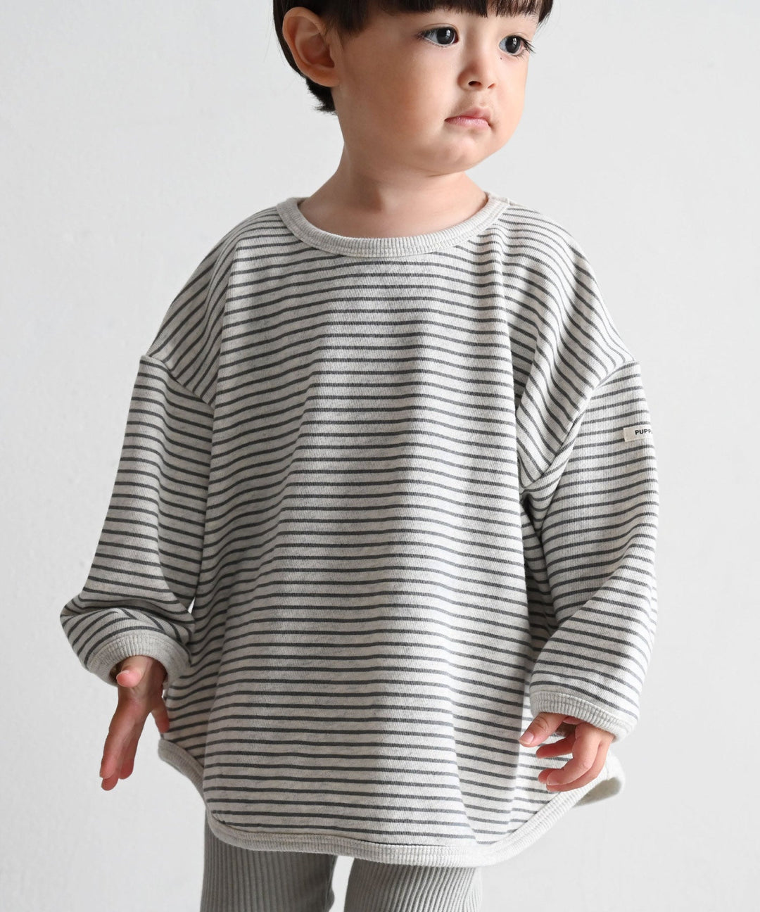 Bound-Hem Sweatshirt