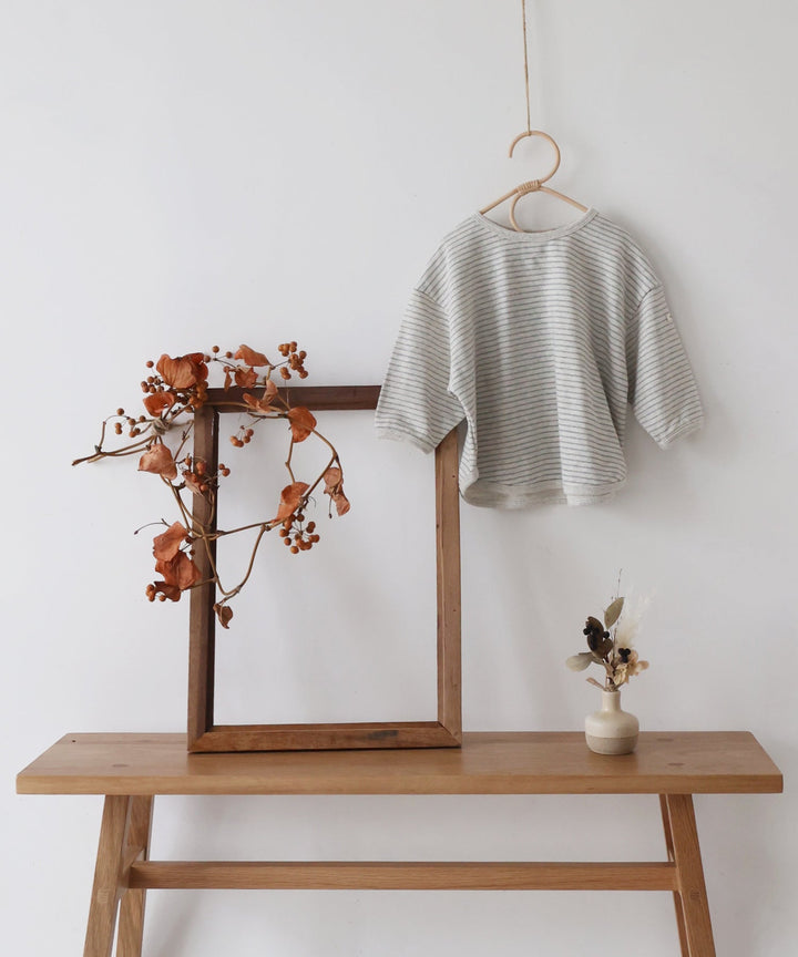 Bound-Hem Sweatshirt