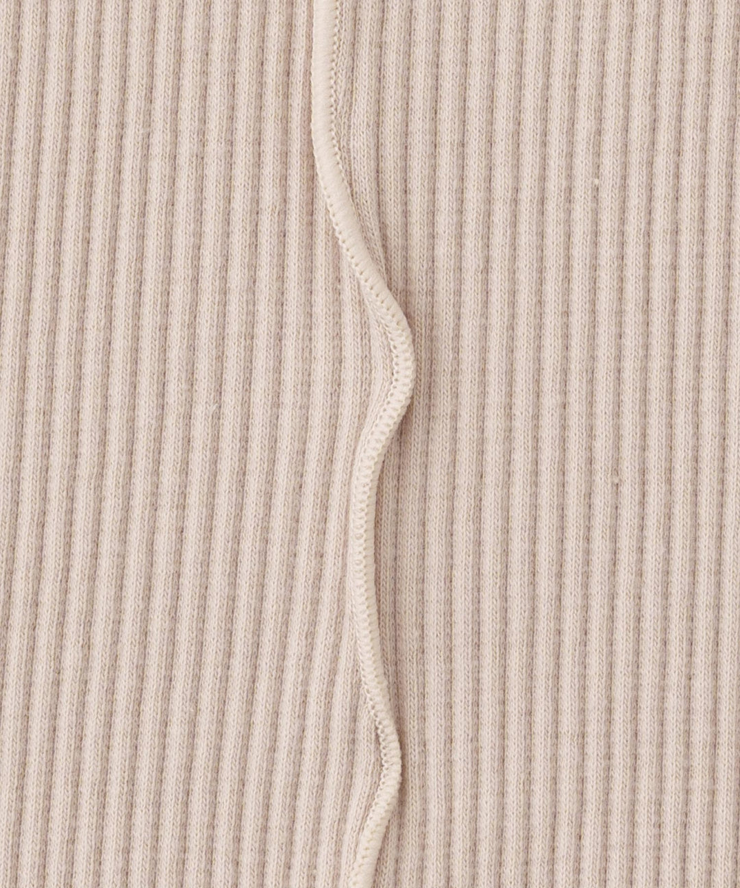 Ribbed Flare Pants with Lettuce Hem