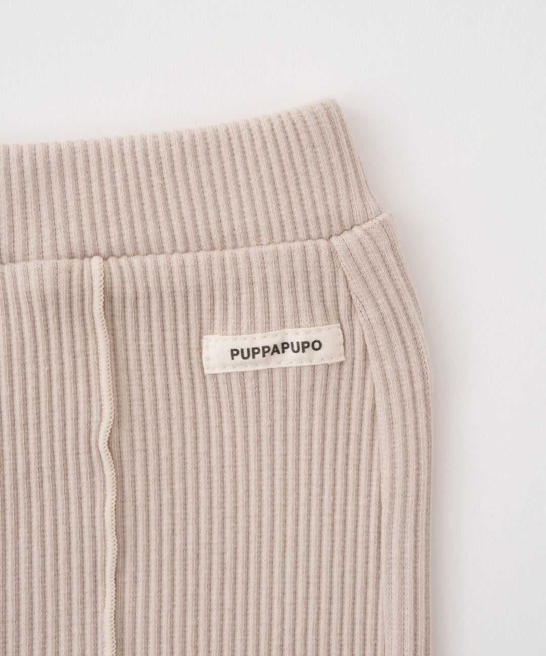 Ribbed Flare Pants with Lettuce Hem