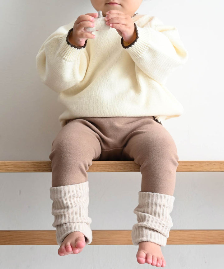 Two-Tone Roll-Up Leggings