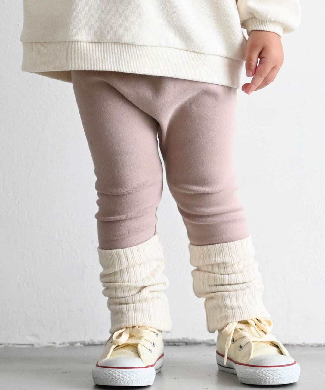 Two-Tone Roll-Up Leggings