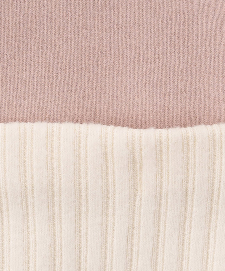 Two-Tone Roll-Up Leggings