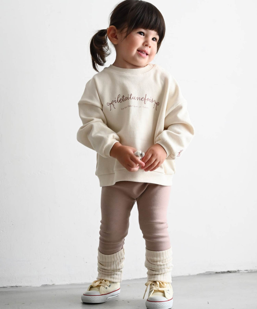 Two-Tone Roll-Up Leggings