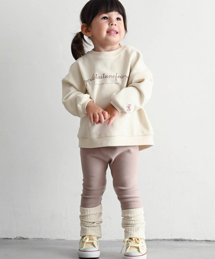 Two-Tone Roll-Up Leggings