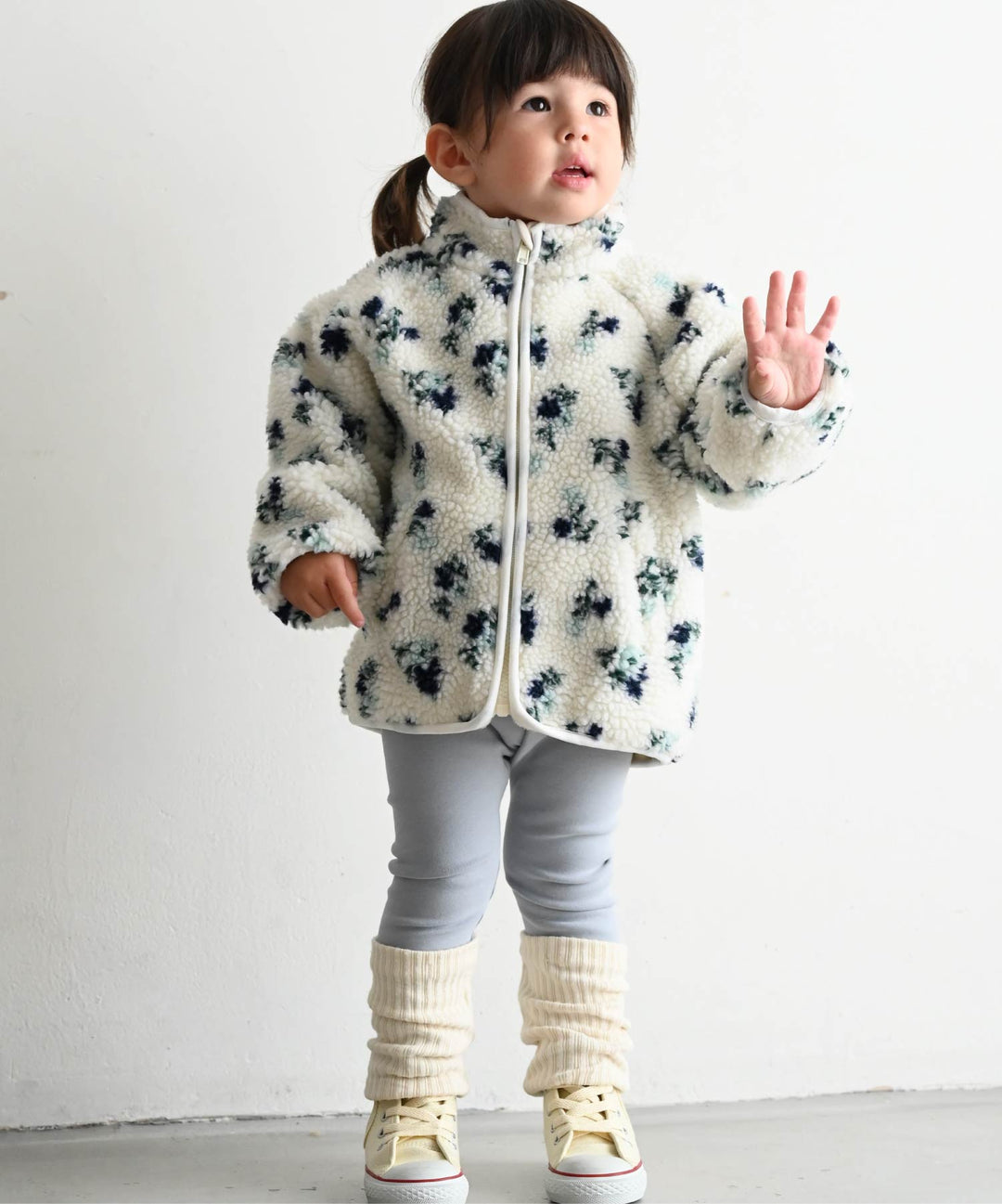 Two-Tone Roll-Up Leggings