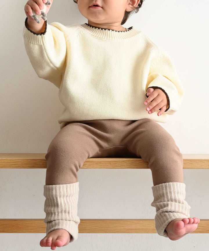 Two-Tone Roll-Up Leggings