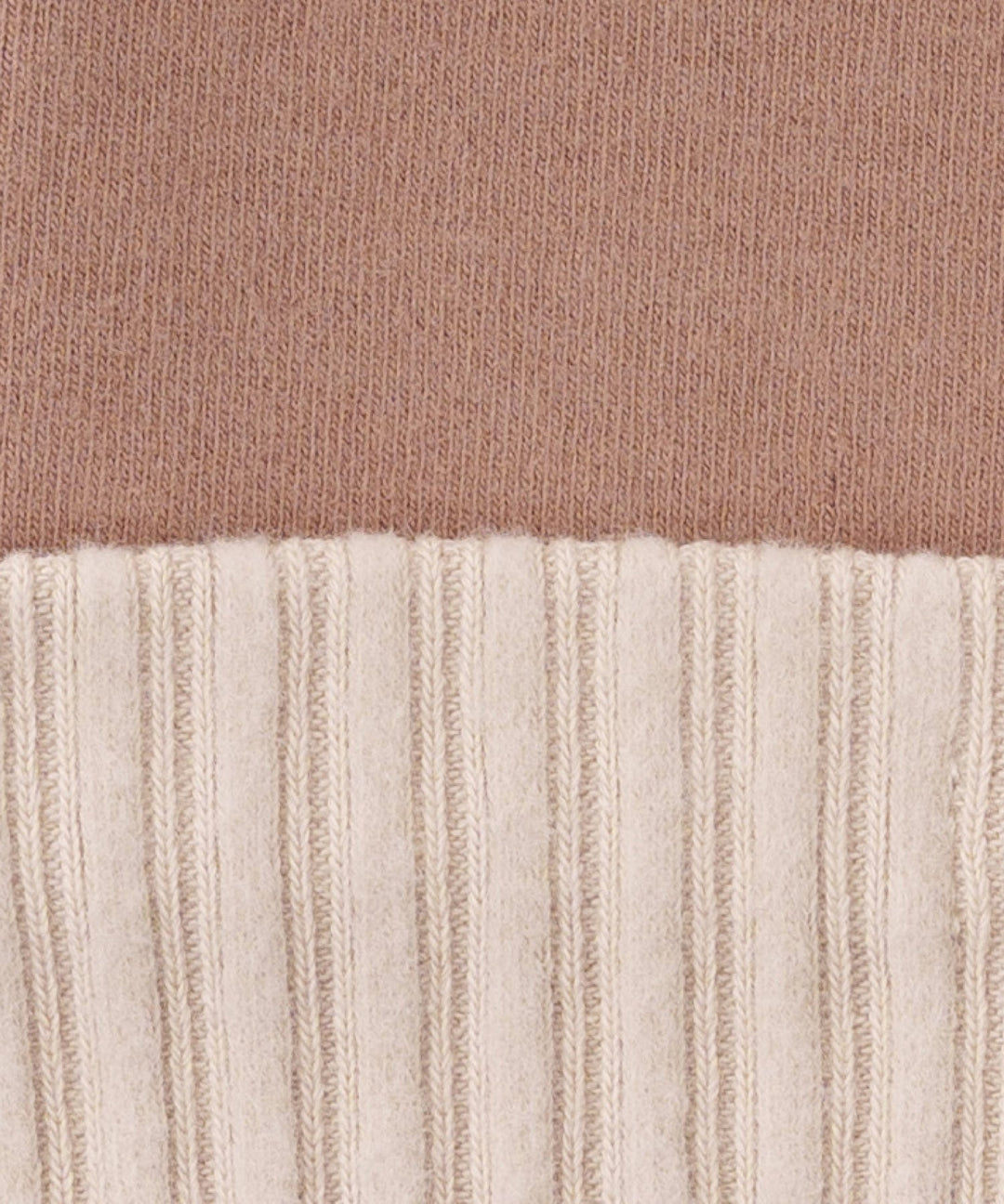 Two-Tone Roll-Up Leggings