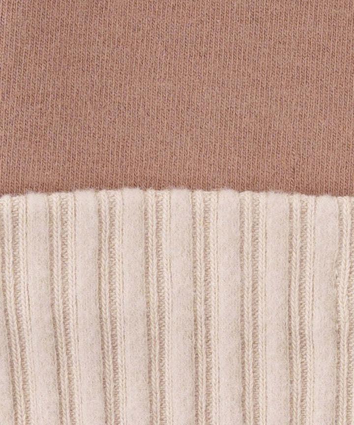 Two-Tone Roll-Up Leggings