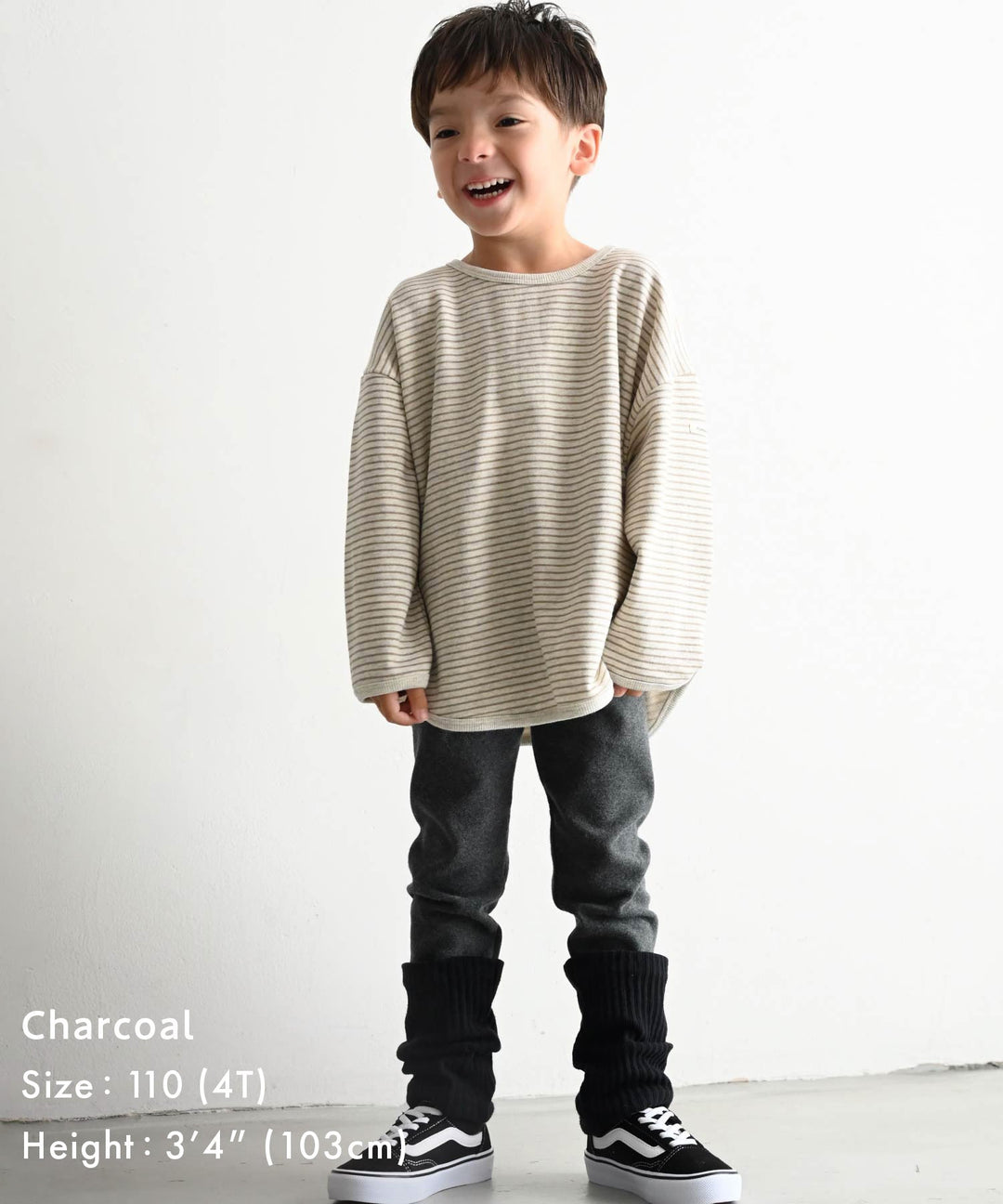 Two-Tone Roll-Up Leggings