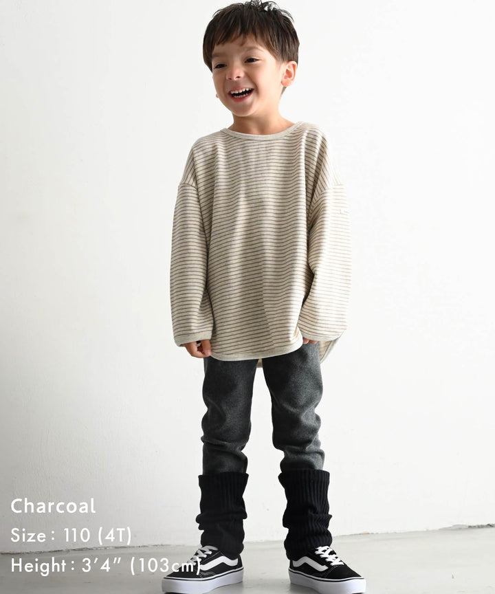 Two-Tone Roll-Up Leggings