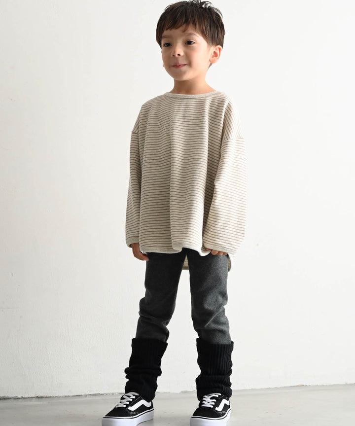 Two-Tone Roll-Up Leggings