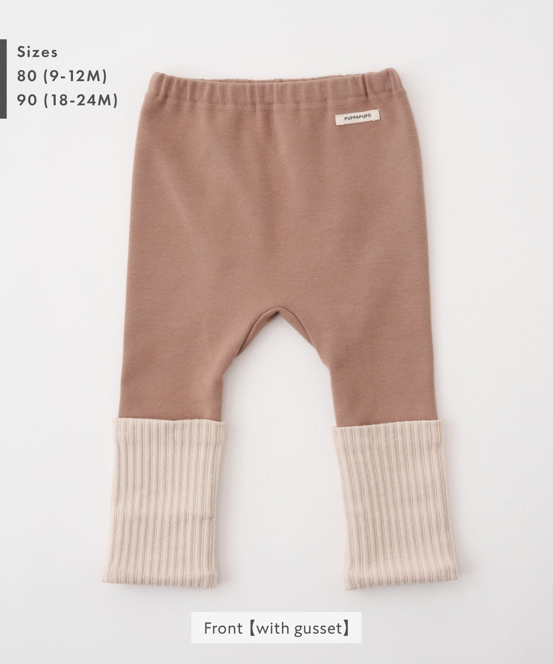 Two-Tone Roll-Up Leggings