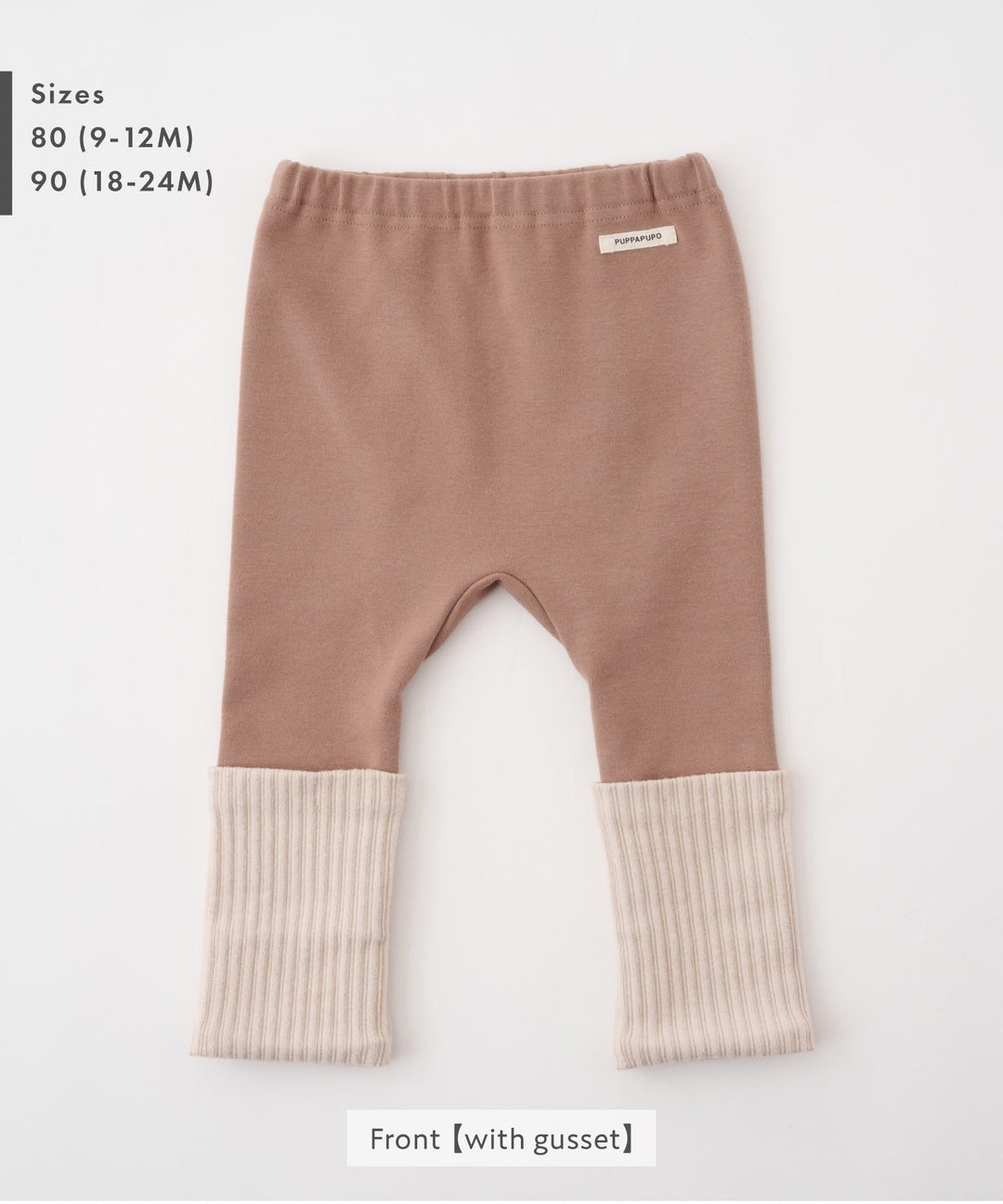 Two-Tone Roll-Up Leggings
