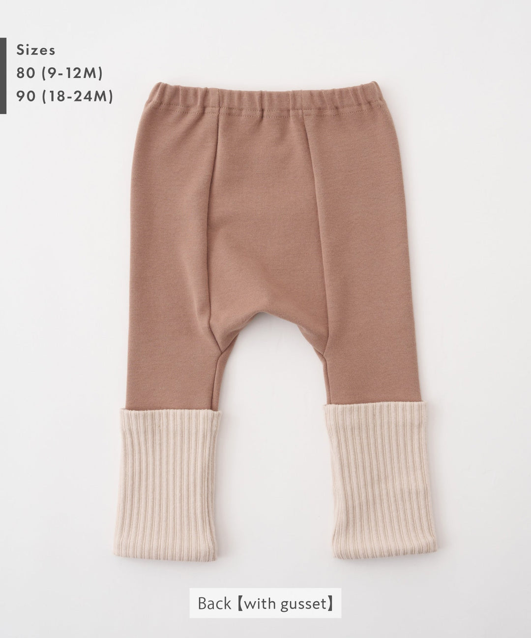 Two-Tone Roll-Up Leggings