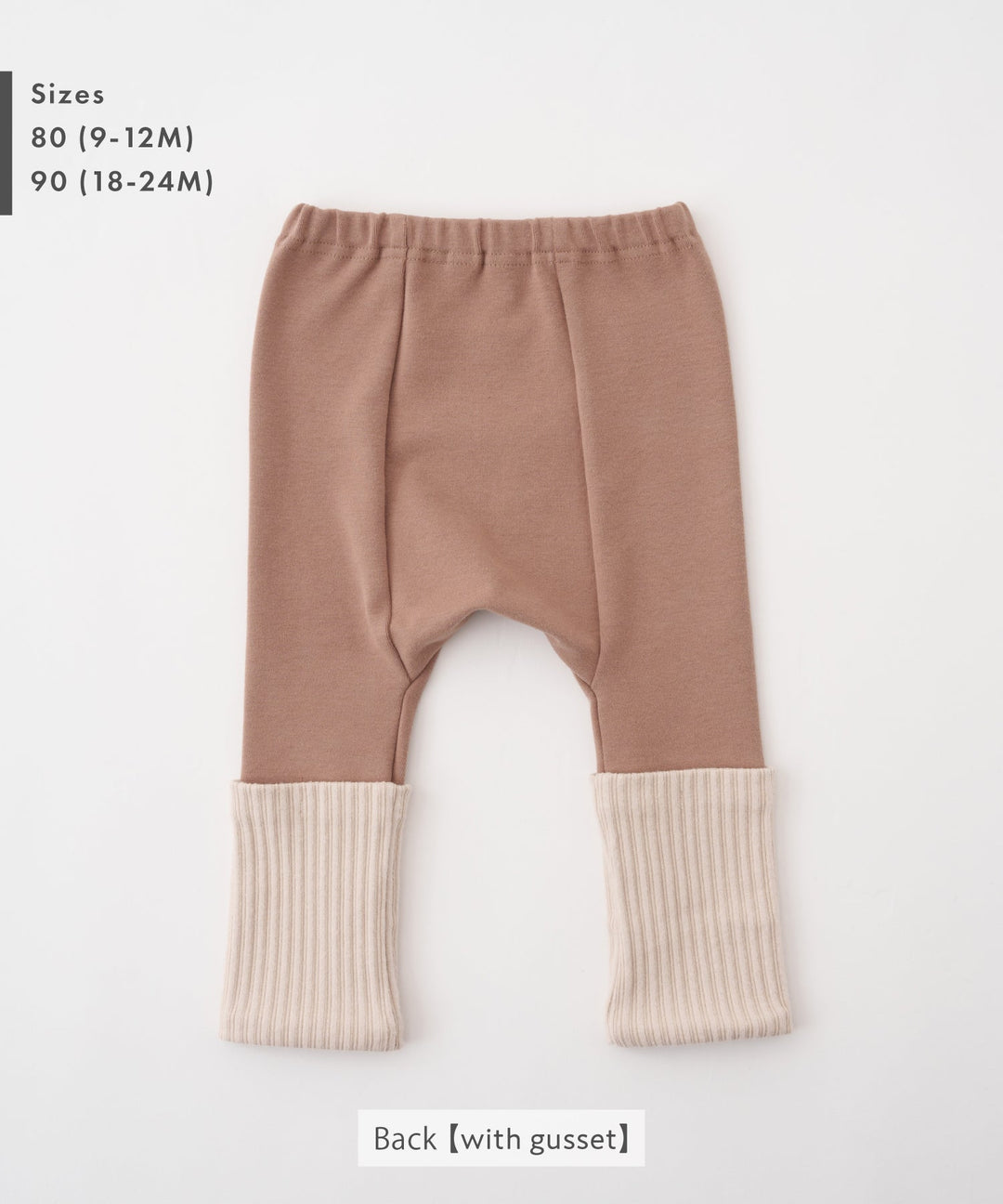 Two-Tone Roll-Up Leggings