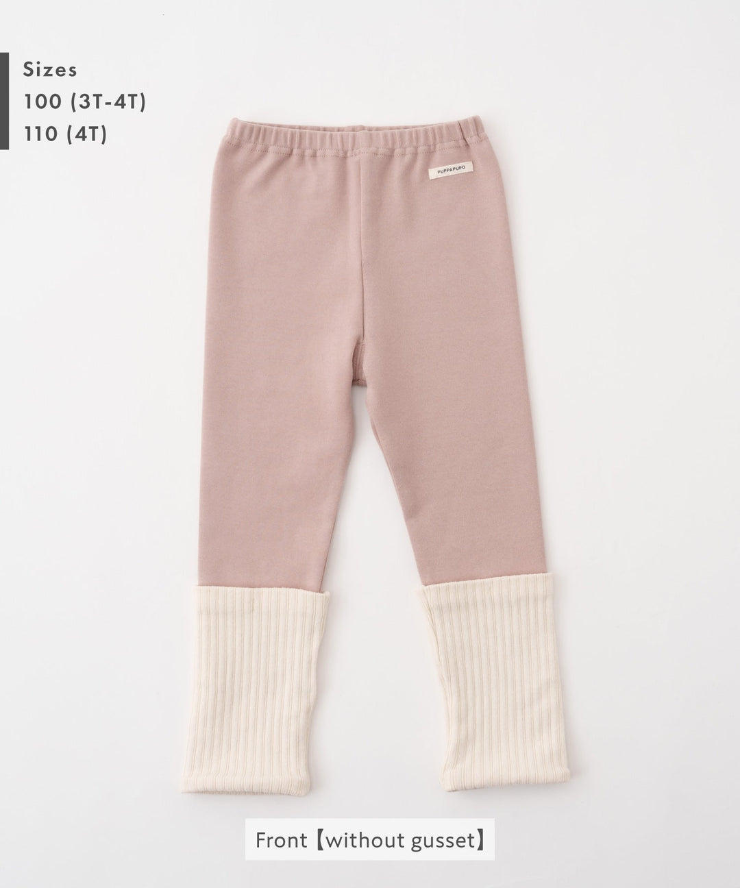 Two-Tone Roll-Up Leggings