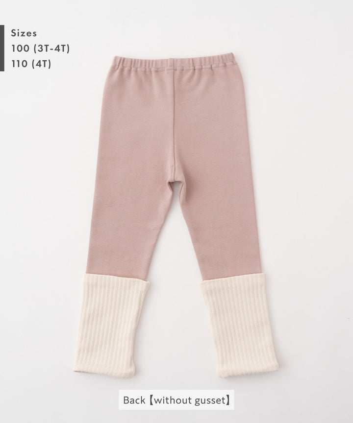 Two-Tone Roll-Up Leggings