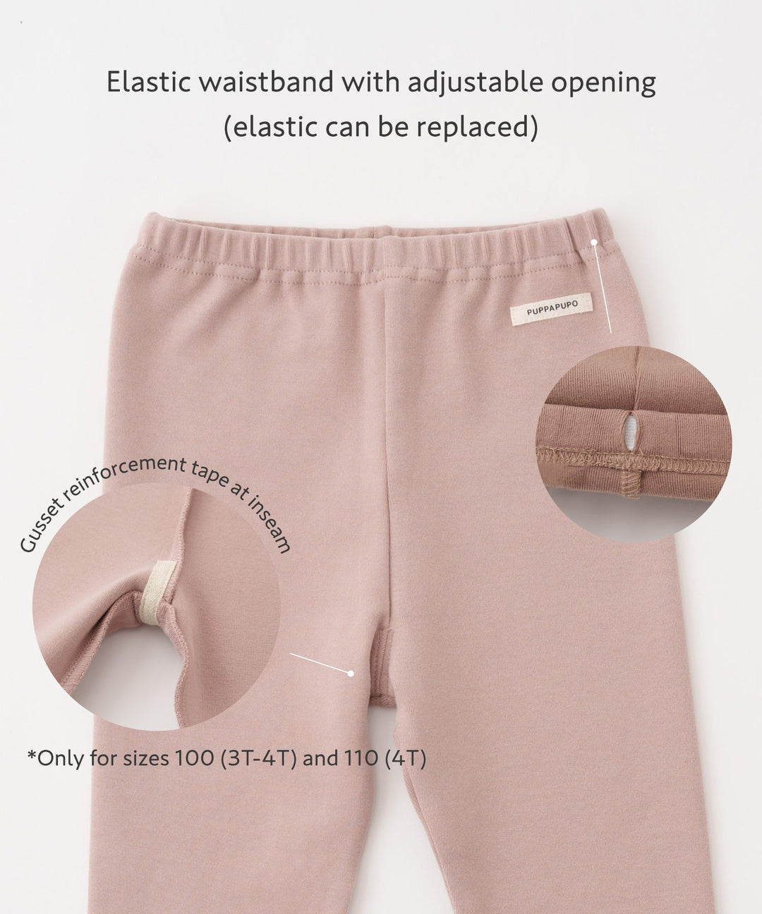 Two-Tone Roll-Up Leggings