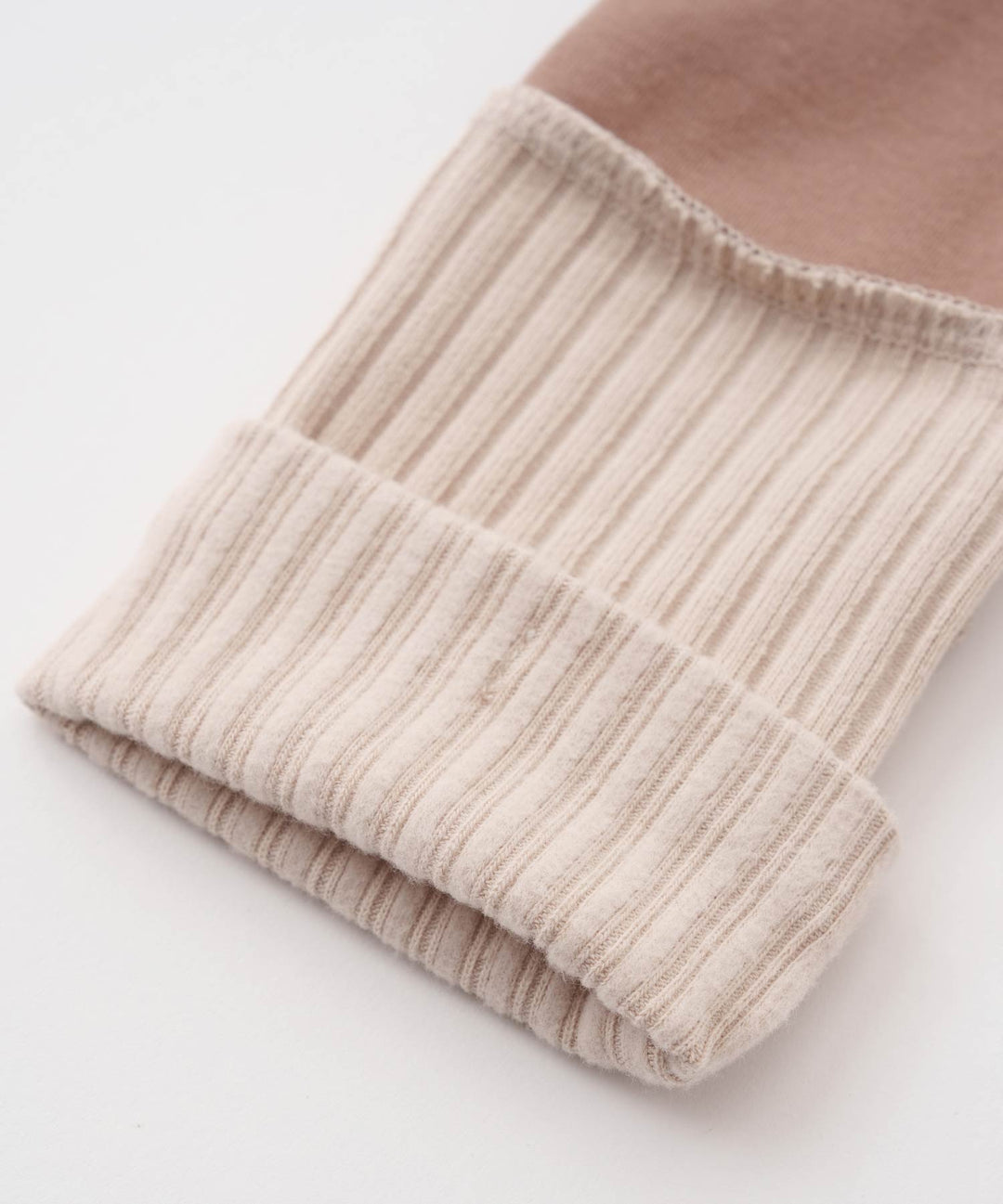 Two-Tone Roll-Up Leggings