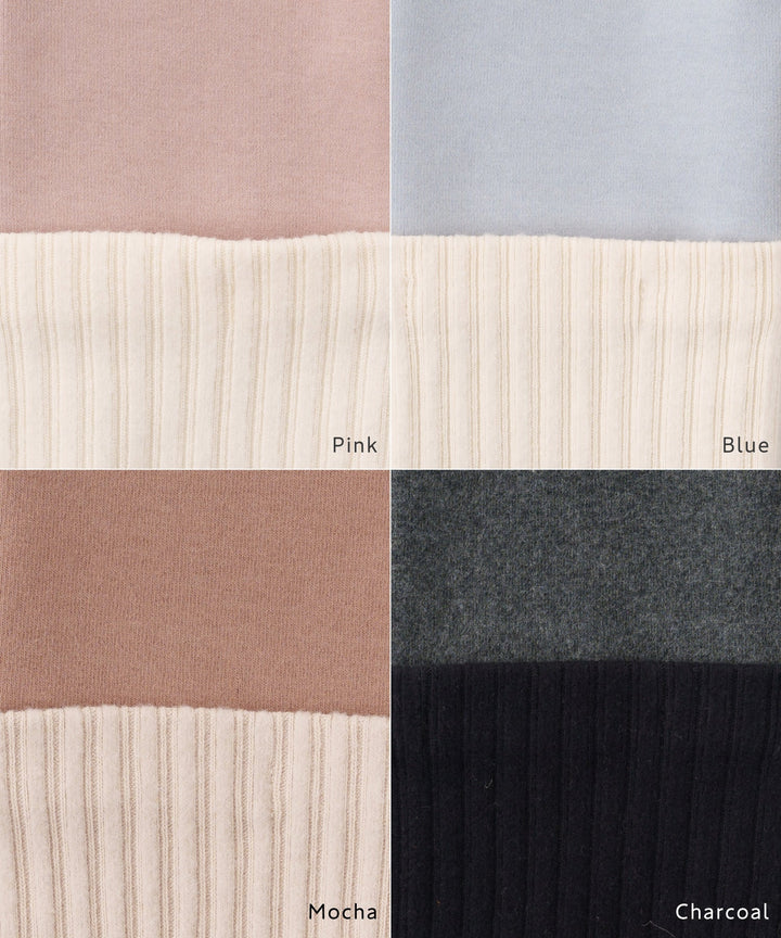 Two-Tone Roll-Up Leggings