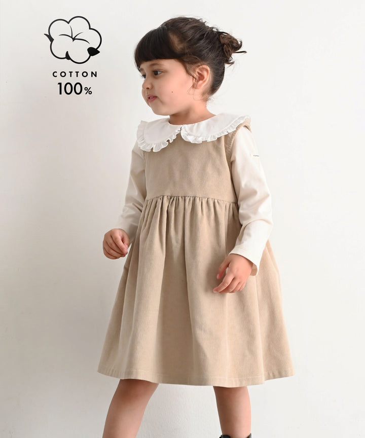 Corduroy Pinafore Dress