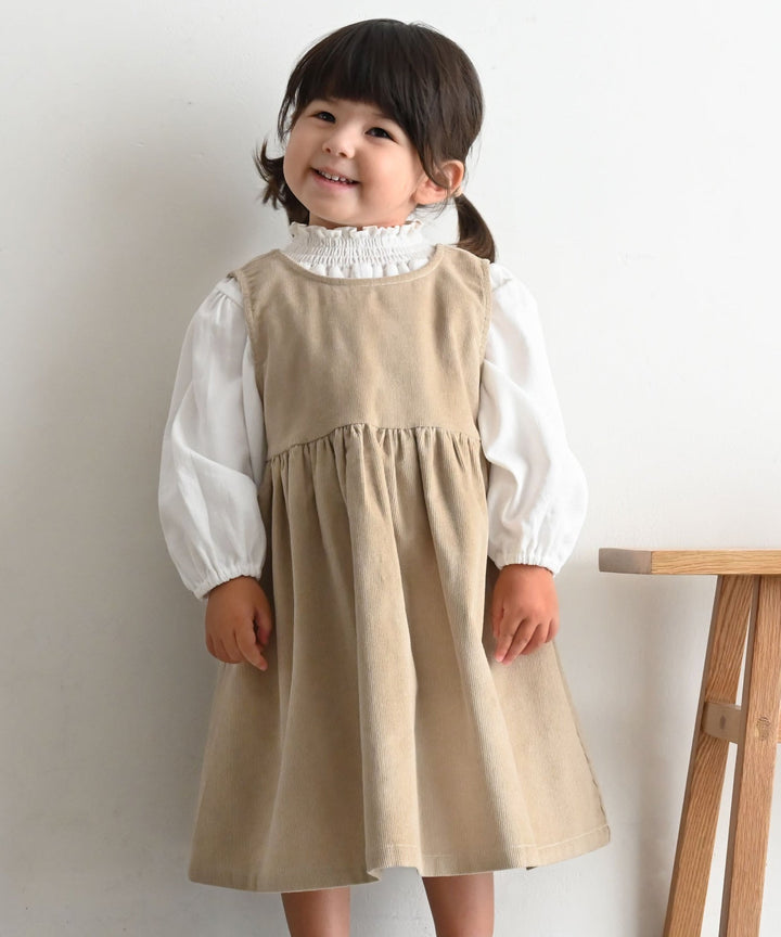 Corduroy Pinafore Dress