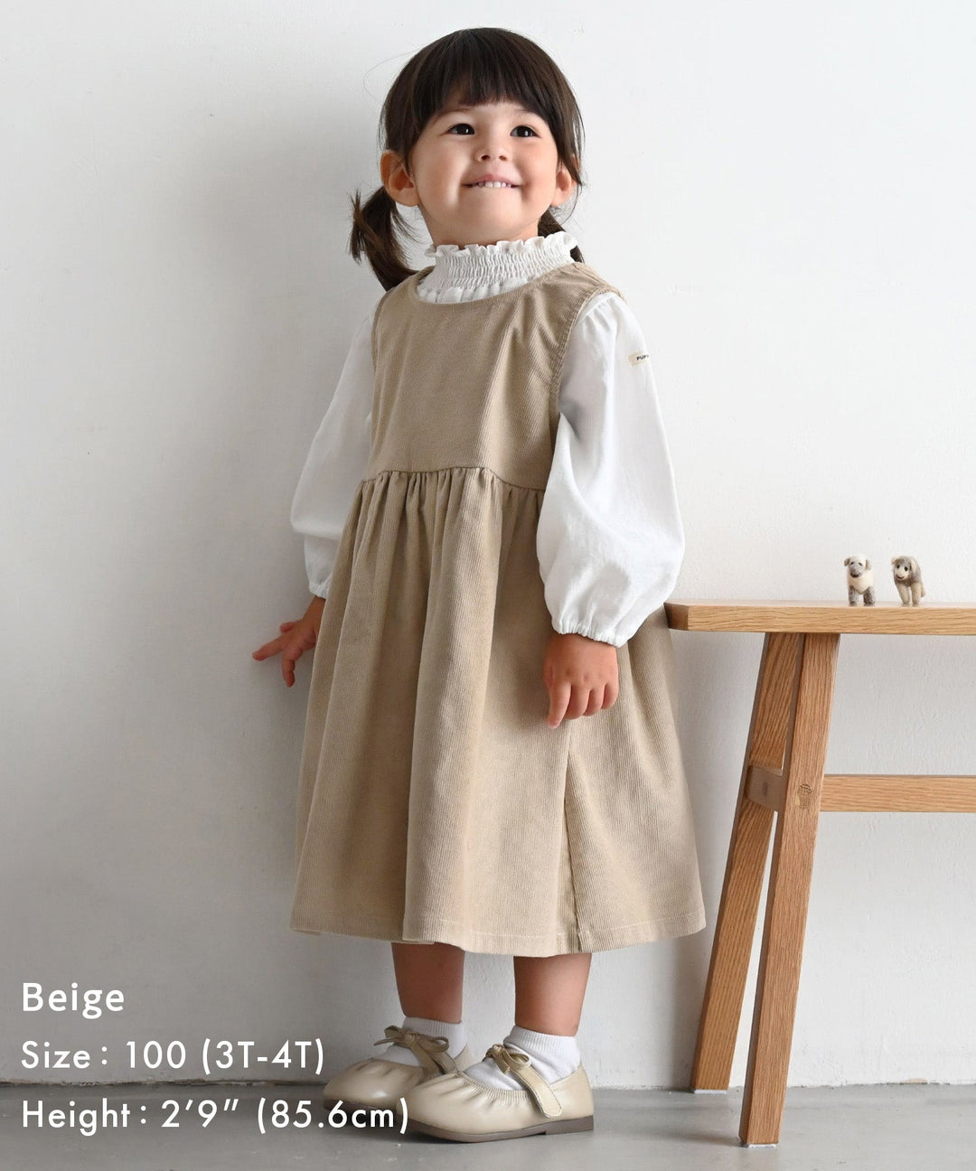 Corduroy Pinafore Dress