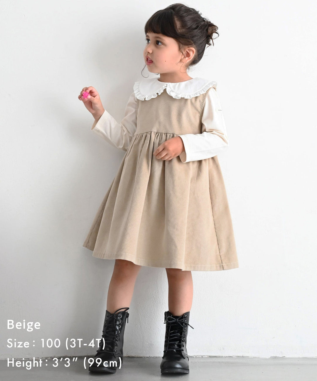 Corduroy Pinafore Dress