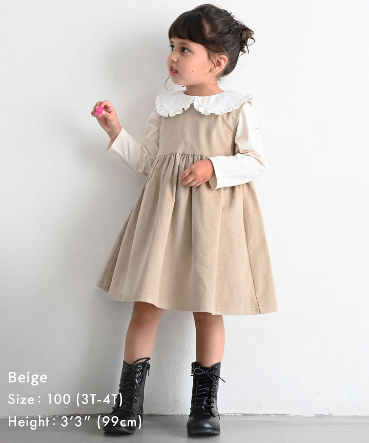 Corduroy Pinafore Dress