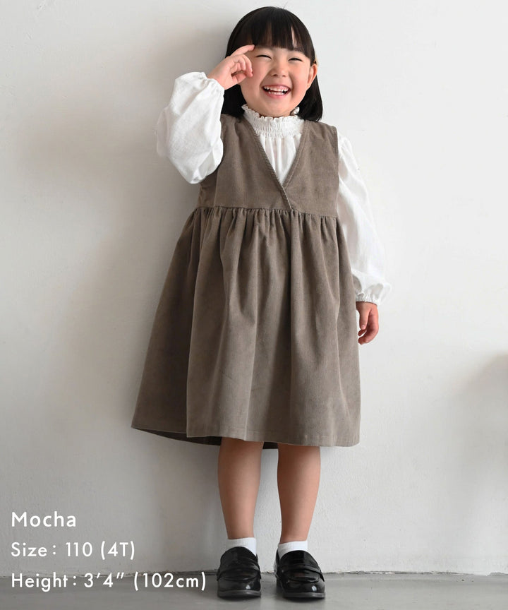 Corduroy Pinafore Dress