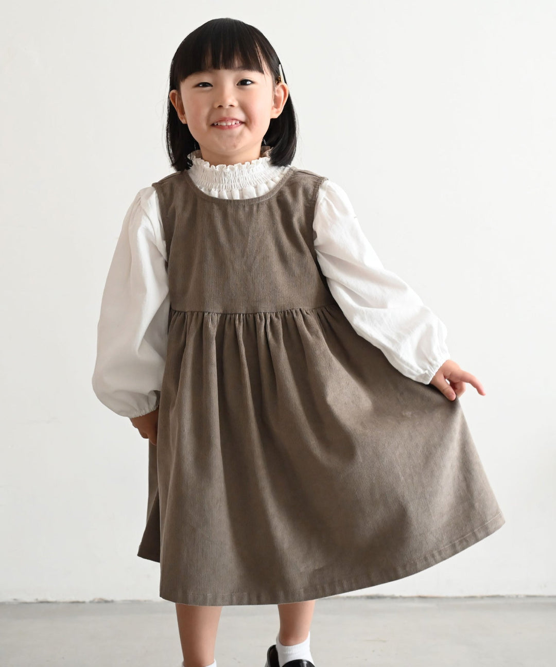 Corduroy Pinafore Dress