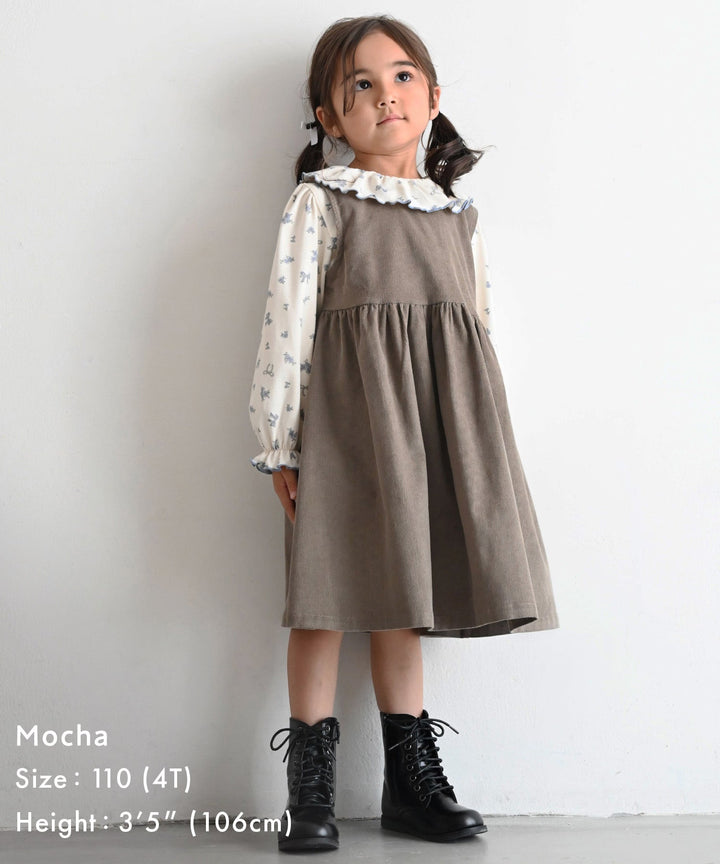Corduroy Pinafore Dress