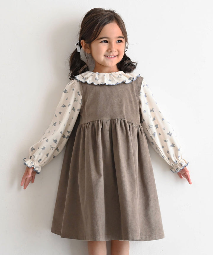 Corduroy Pinafore Dress