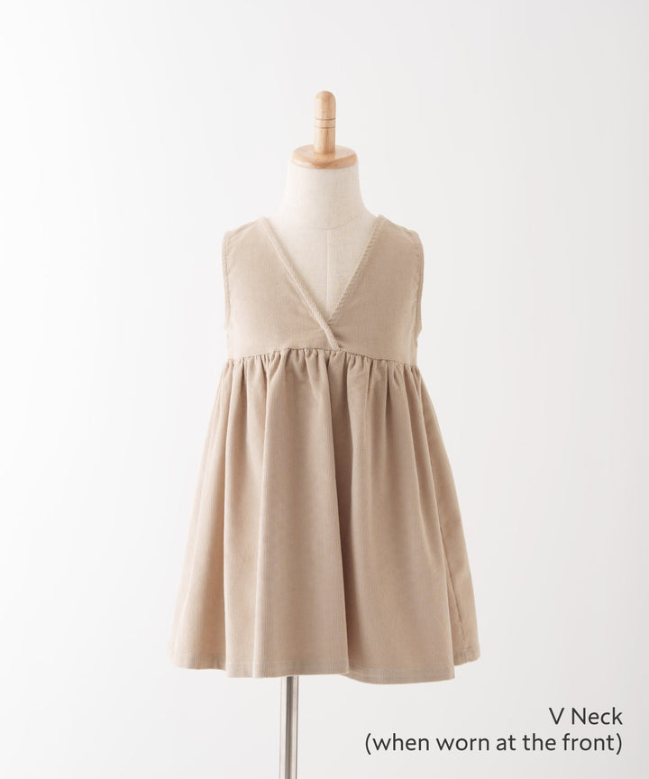 Corduroy Pinafore Dress