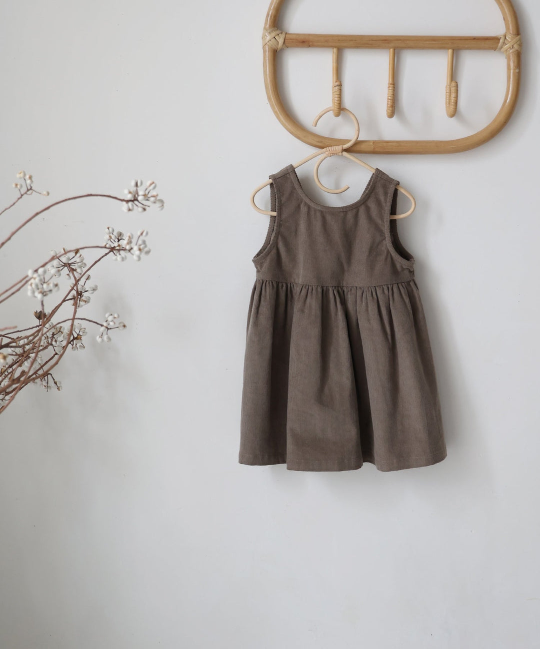 Corduroy Pinafore Dress