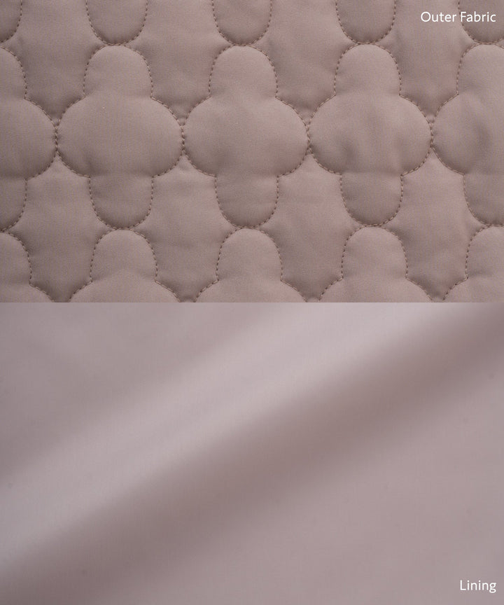 [Water-Repellent] Washable Collarless Quilted Jacket