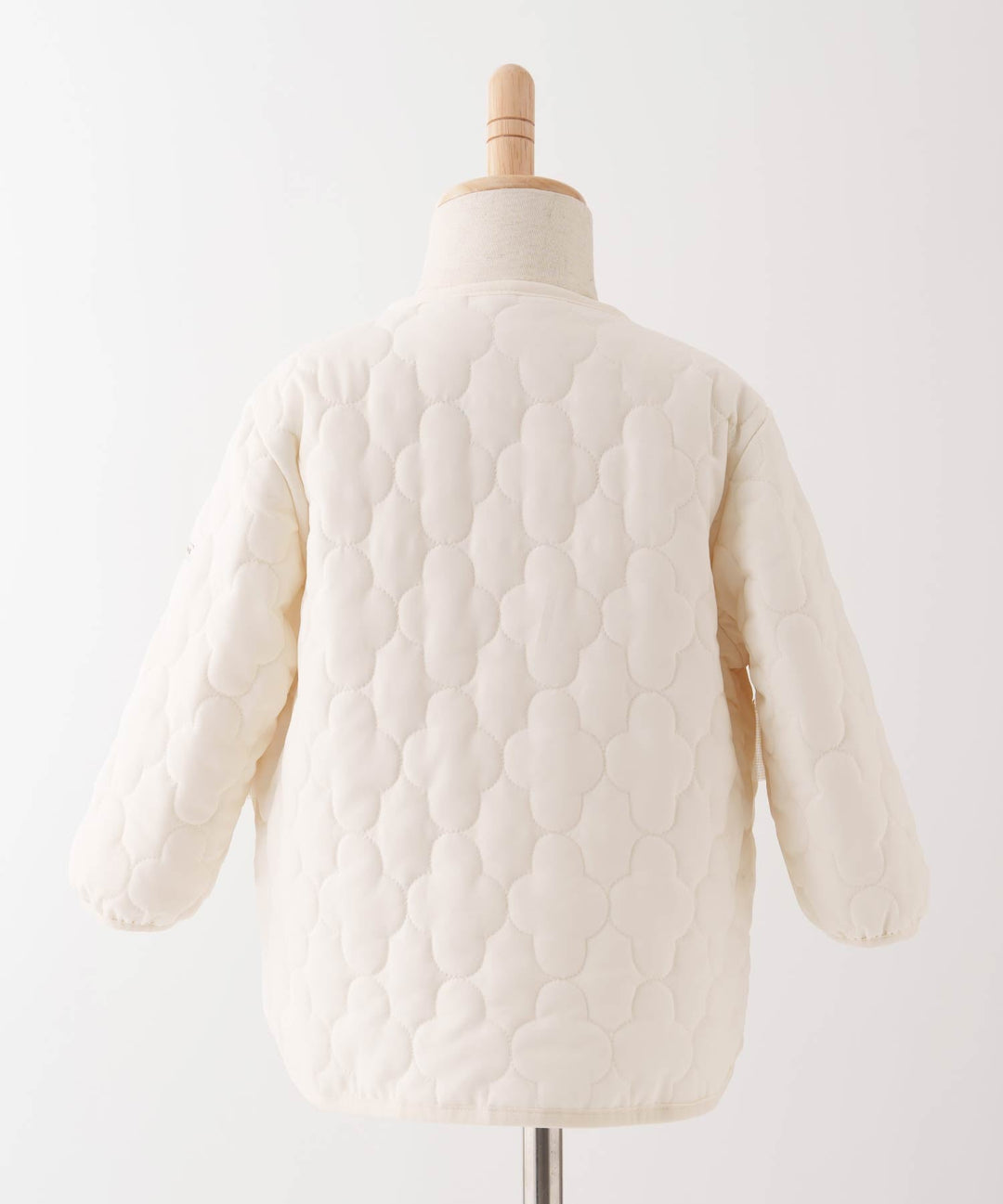[Water-Repellent] Washable Collarless Quilted Jacket