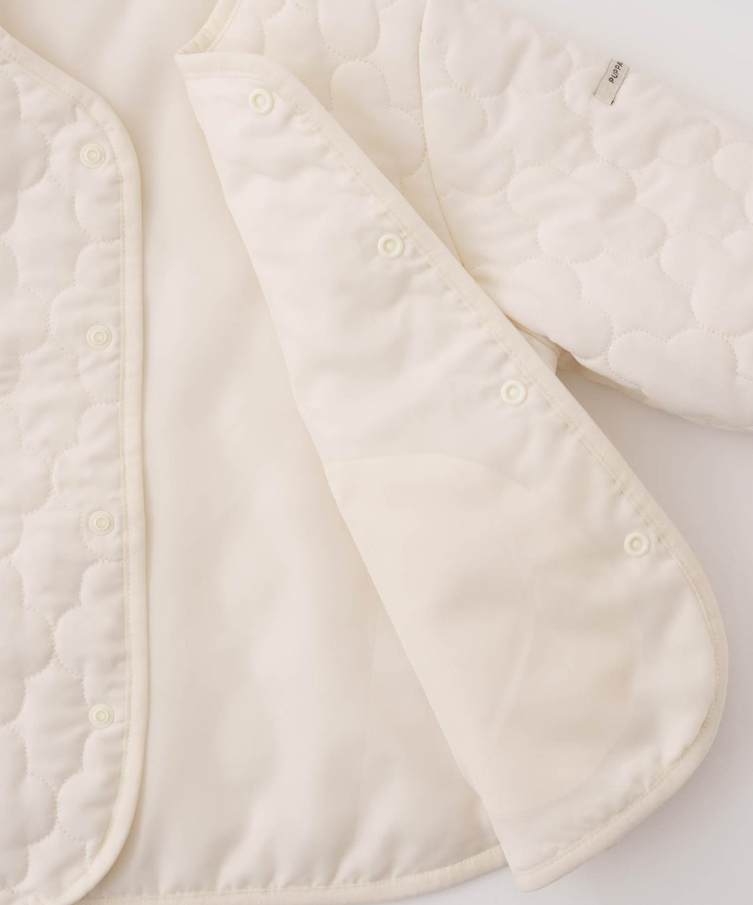 [Water-Repellent] Washable Collarless Quilted Jacket