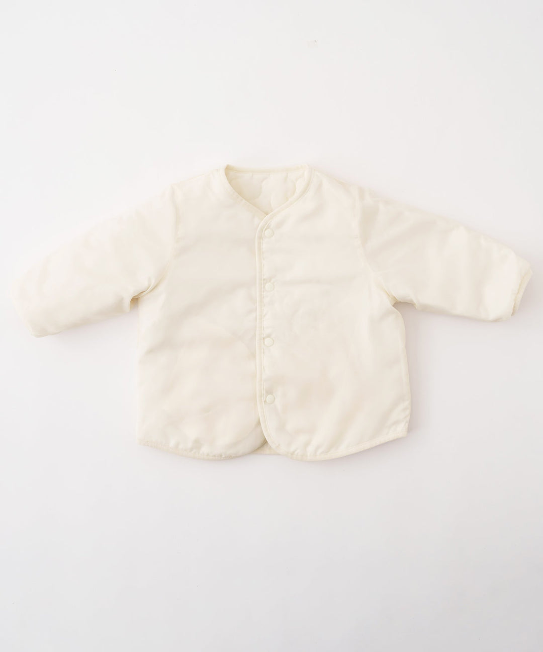 [Water-Repellent] Washable Collarless Quilted Jacket