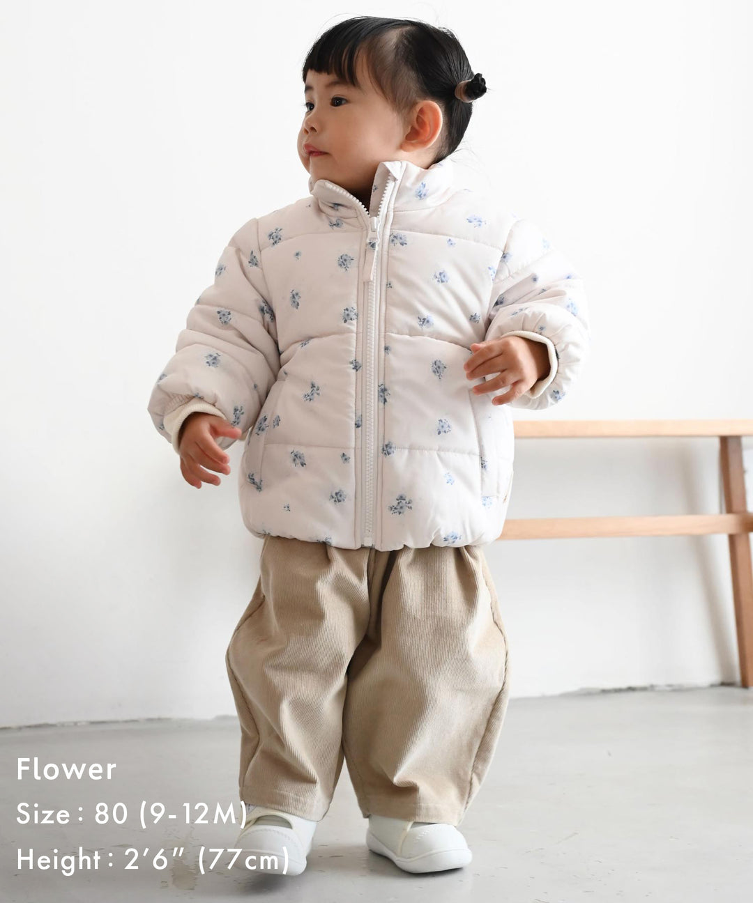 [Water-Repellent] Washable Padded Jacket