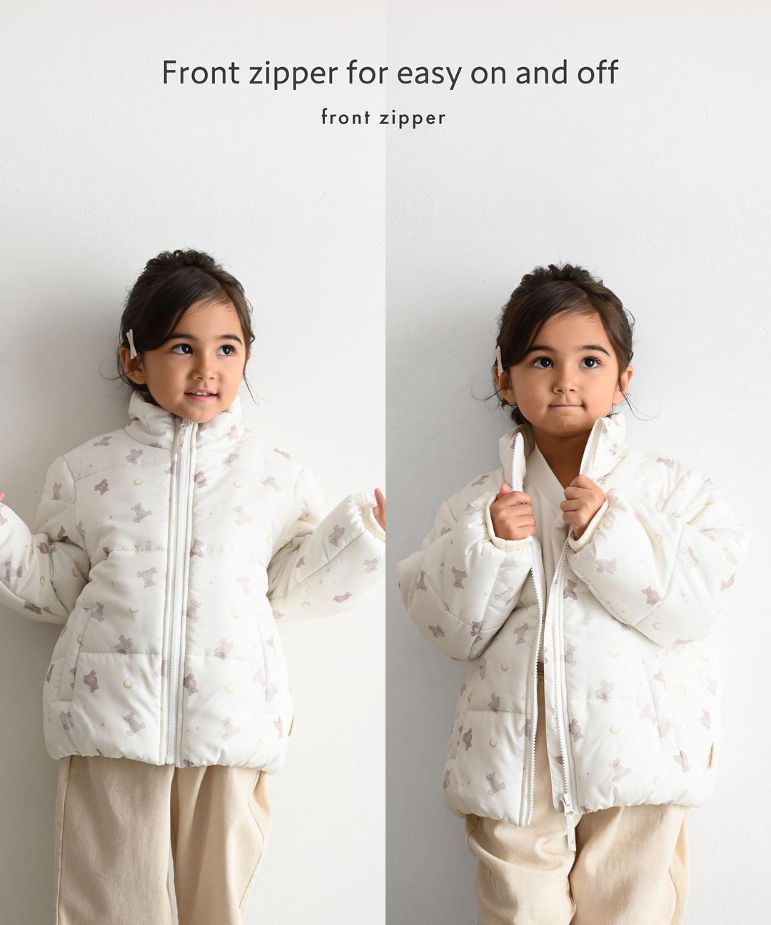 [Water-Repellent] Washable Padded Jacket